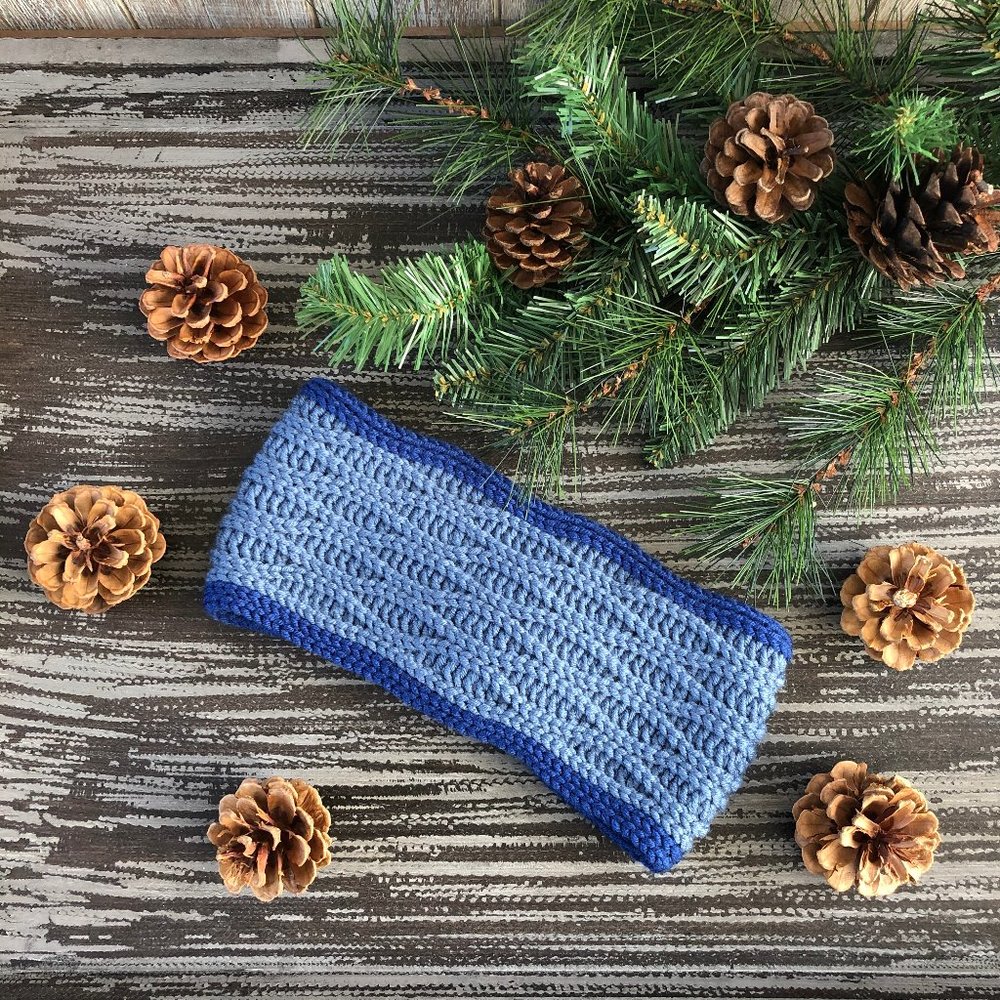 Handmade Crochet Wave Headband Earwarmer